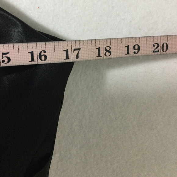 FORMAL SZ 4 S black satin one shoulder lace up gala prom party dress NEW B172 - Picture 5 of 10